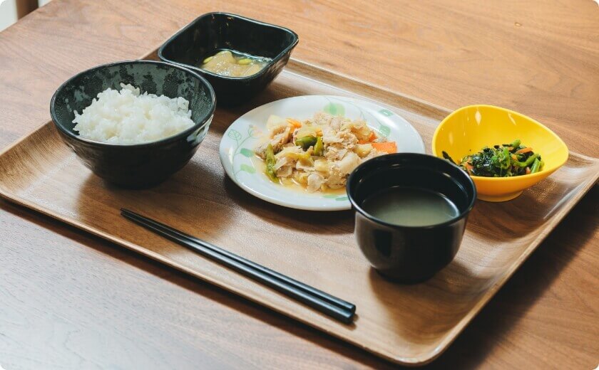 朝食・口腔ケア