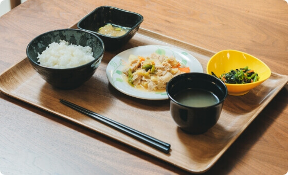 朝食・口腔ケア