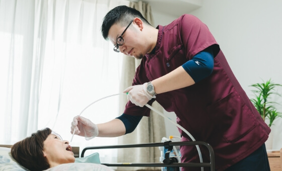 起床介助・モーニングケア