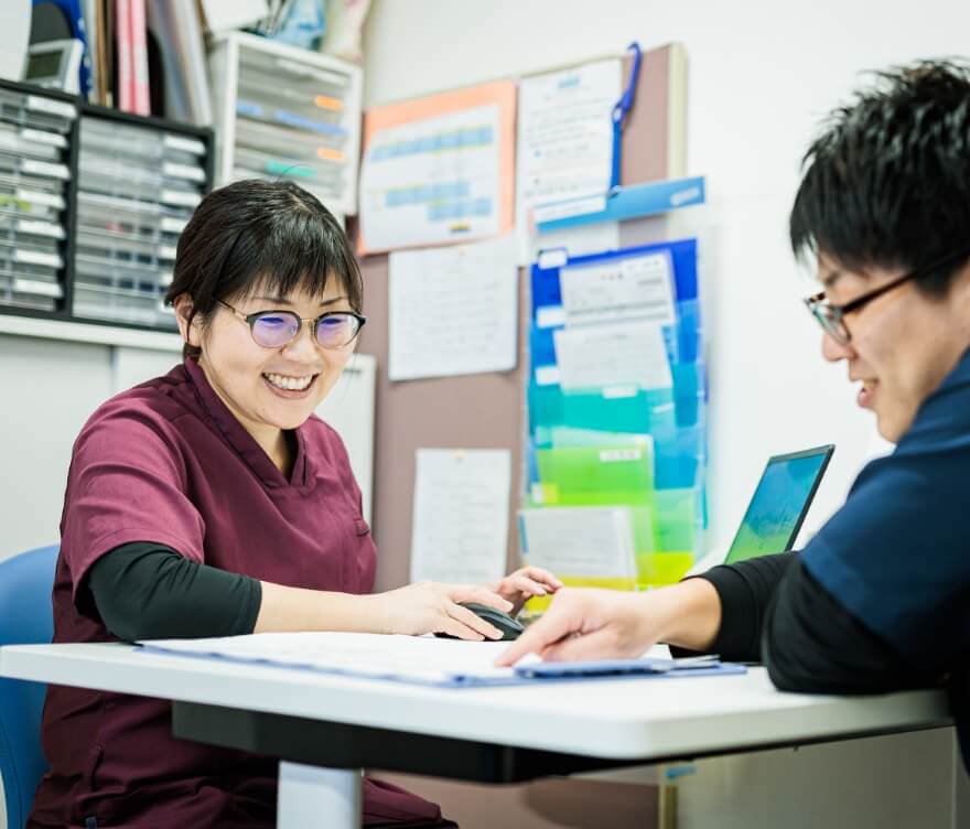 豊かな人間性を備えたスタッフを育成しています