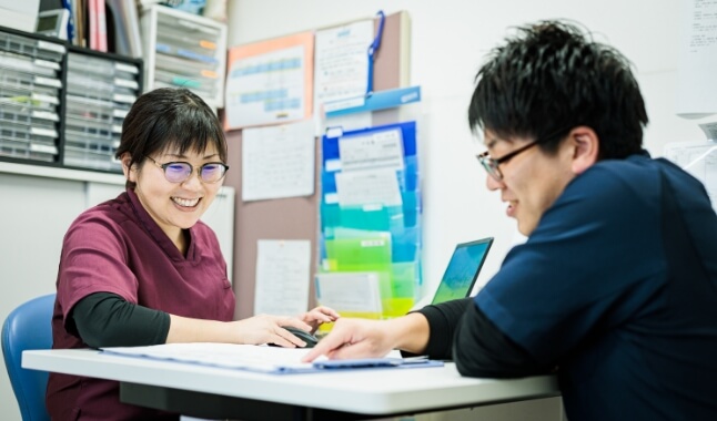 豊かな人間性を備えたスタッフを育成しています