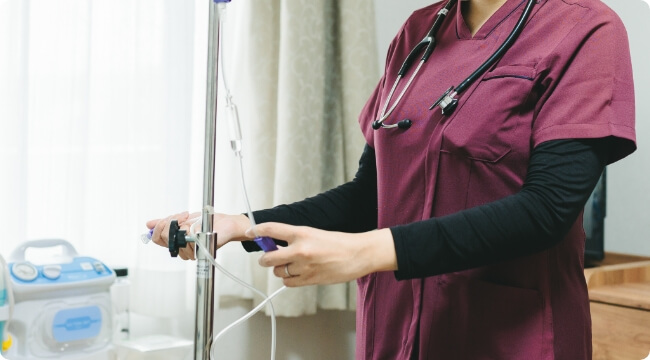 医療依存度や要介護度の高い高齢者の方へのサービス提供