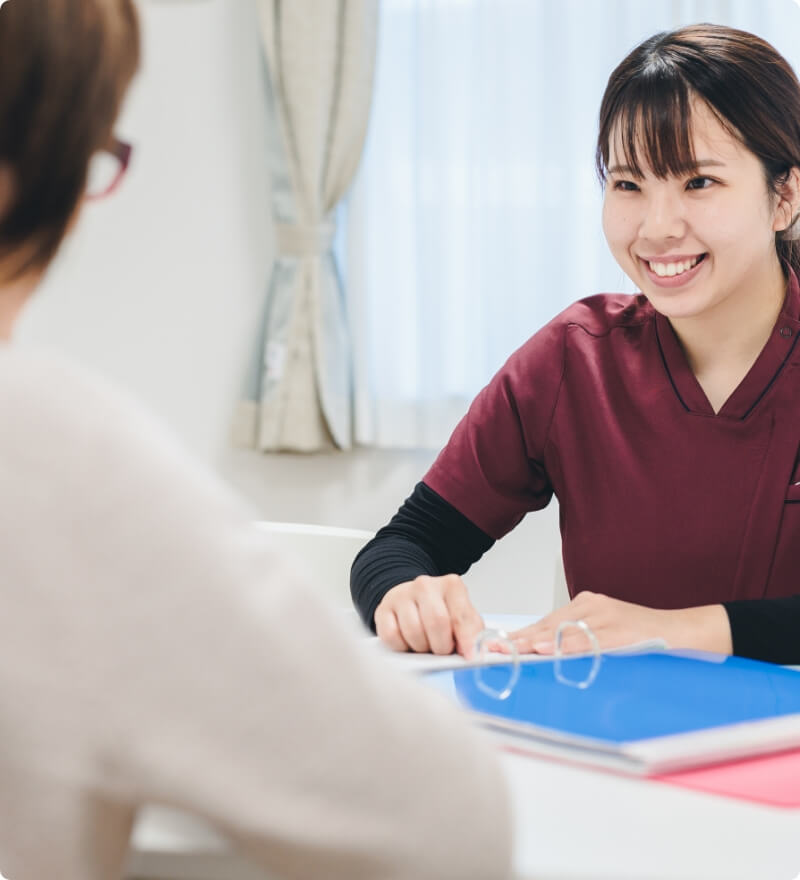 一人ひとりに合わせた看護・介護ケアプランの作成や生活支援